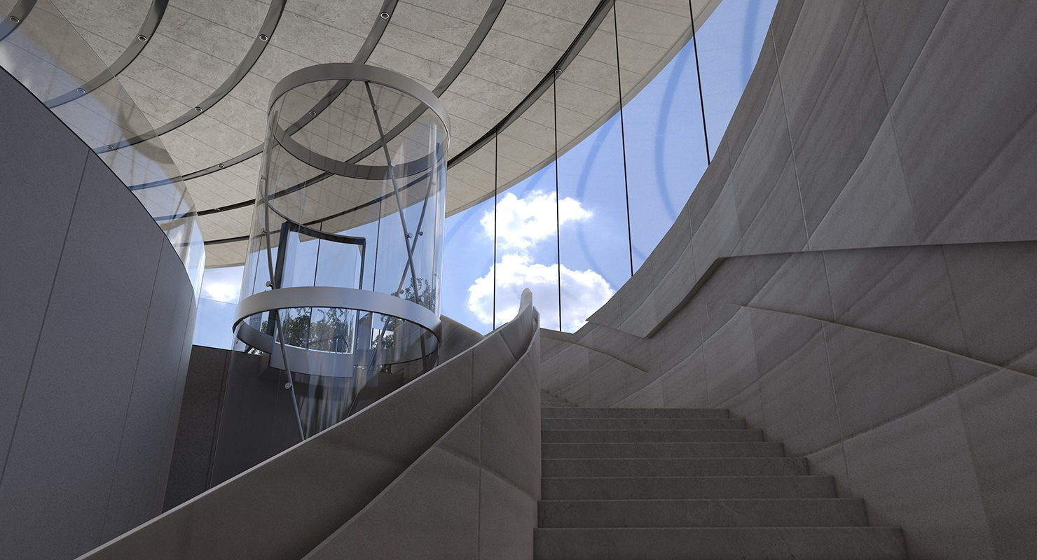 Steve Jobs Theater 3D model_9