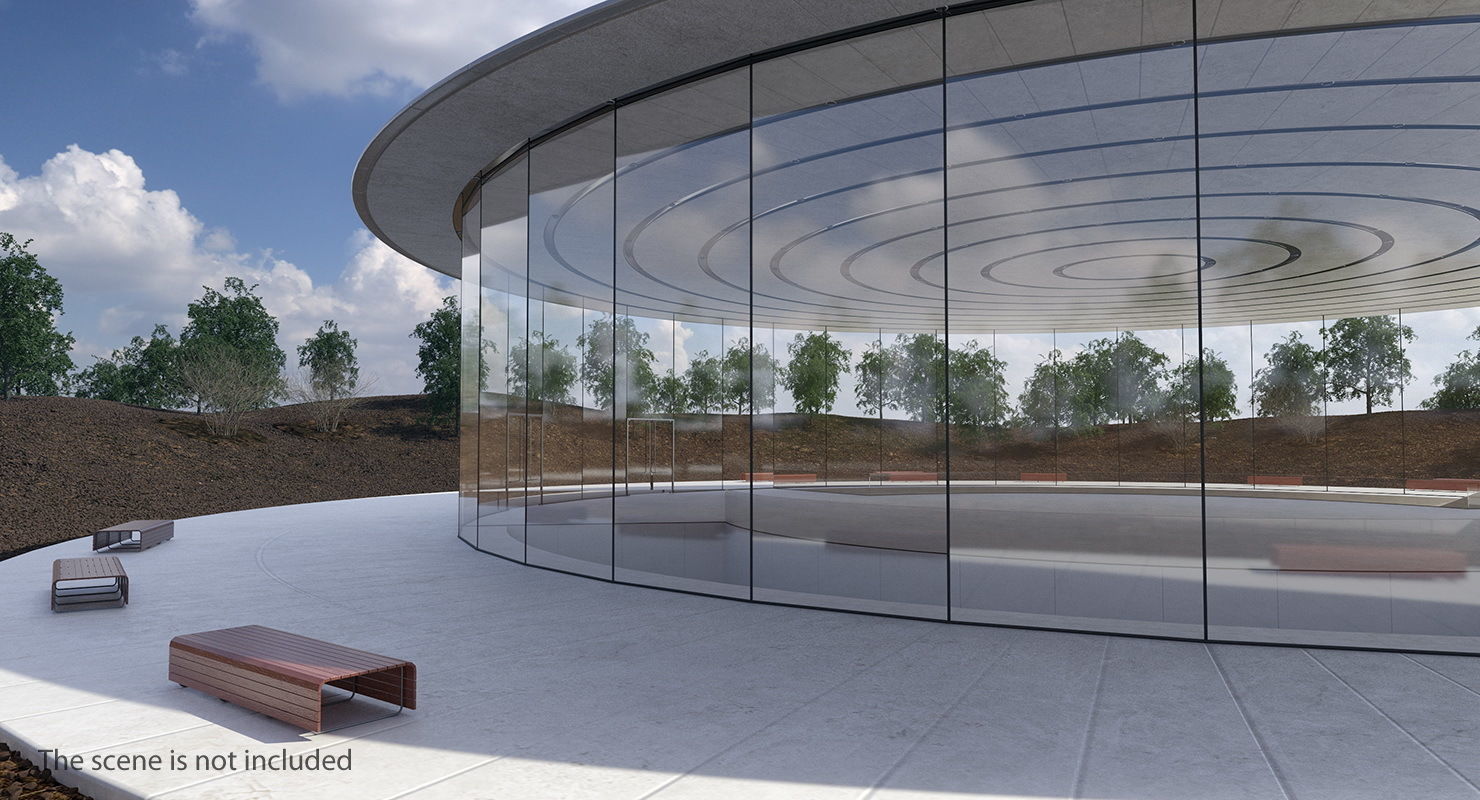 Steve Jobs Theater 3D model_12