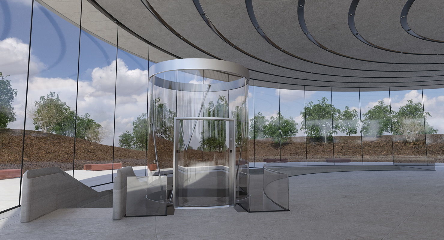 Steve Jobs Theater 3D model_7