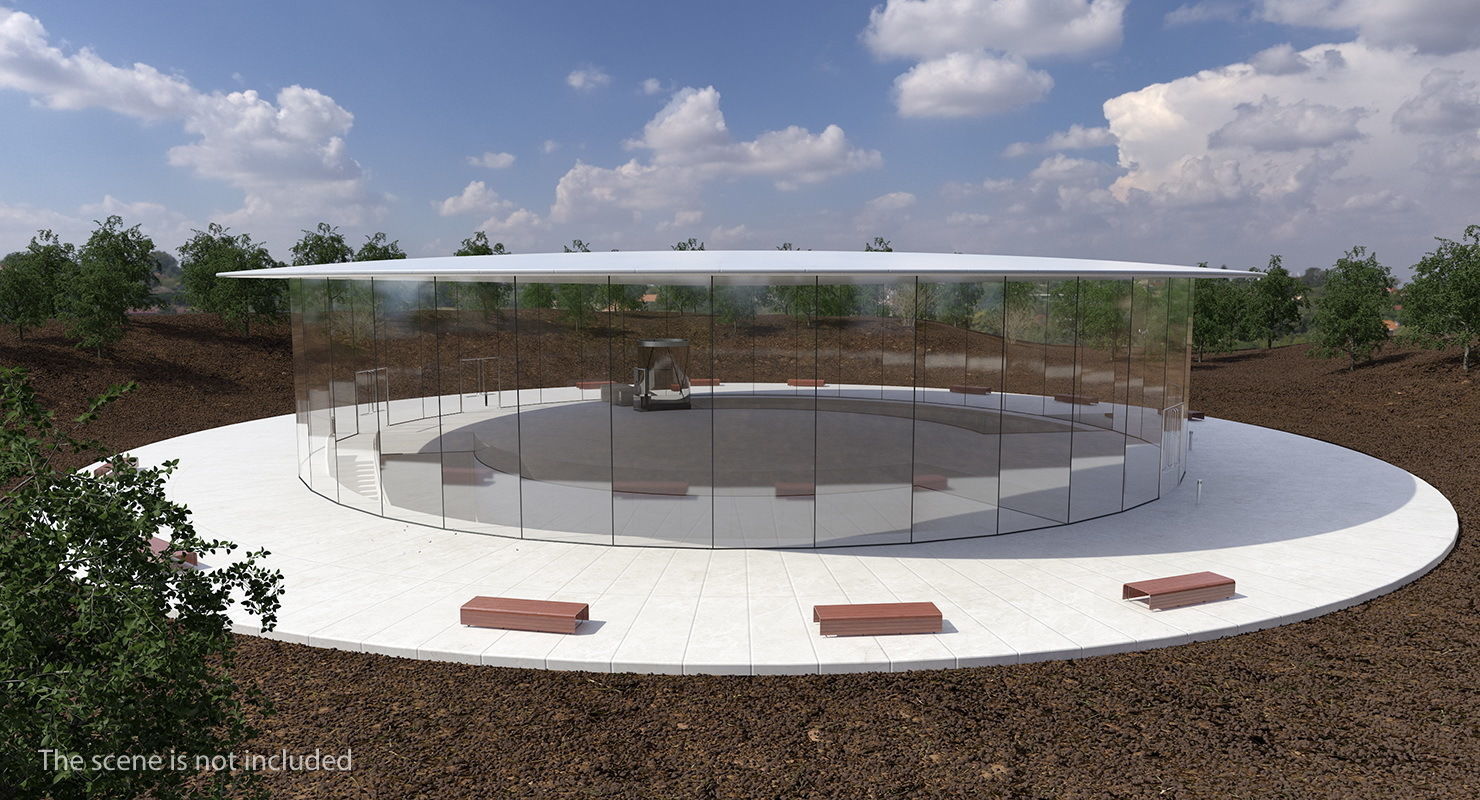 Steve Jobs Theater 3D model_3