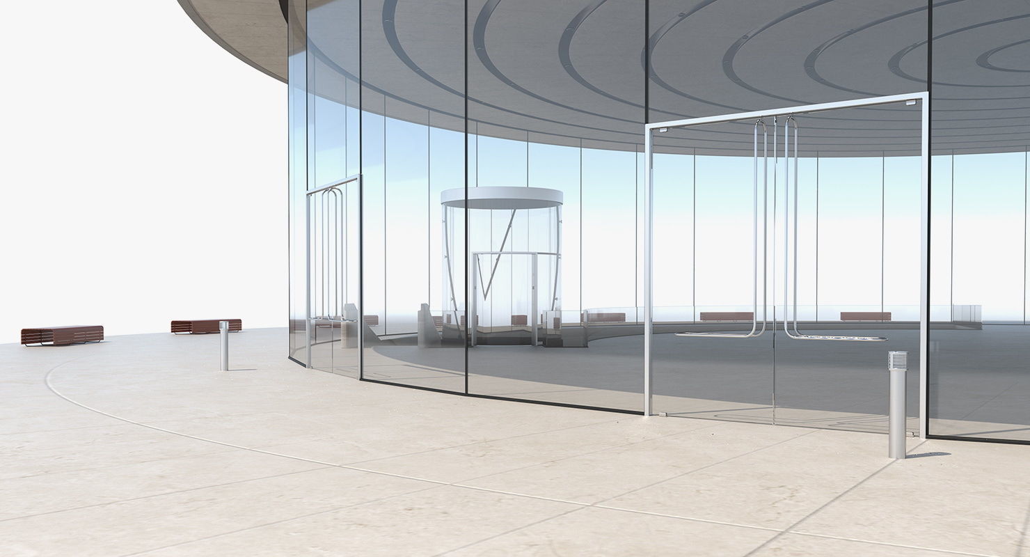 Steve Jobs Theater 3D model_16