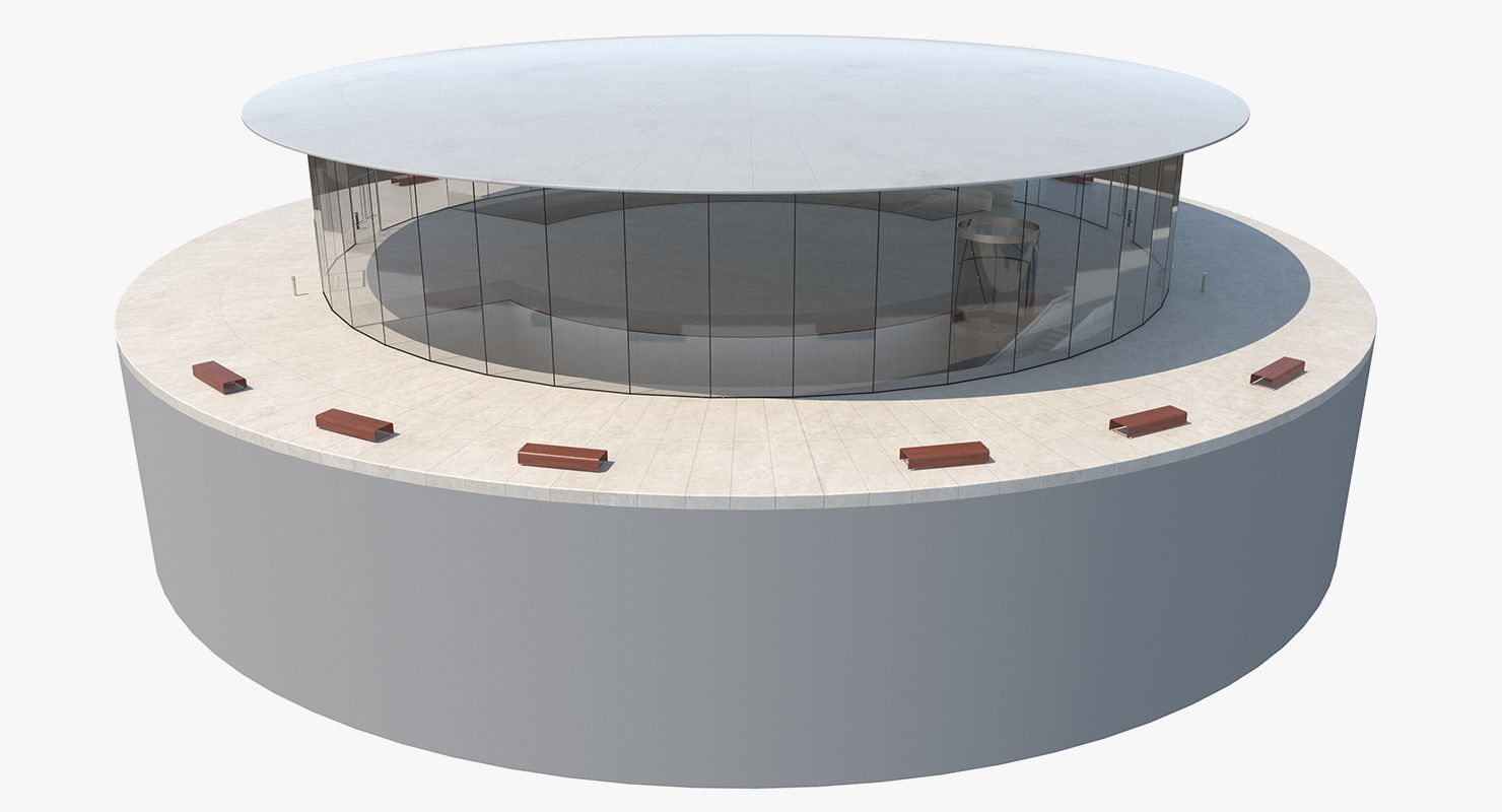 Steve Jobs Theater 3D model_2