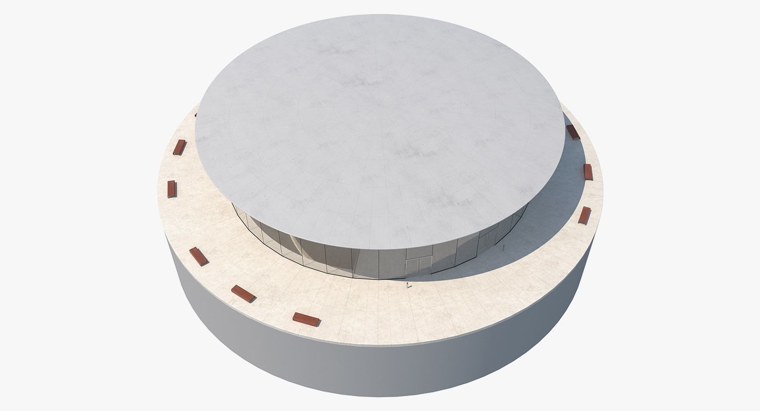 Steve Jobs Theater 3D model_23