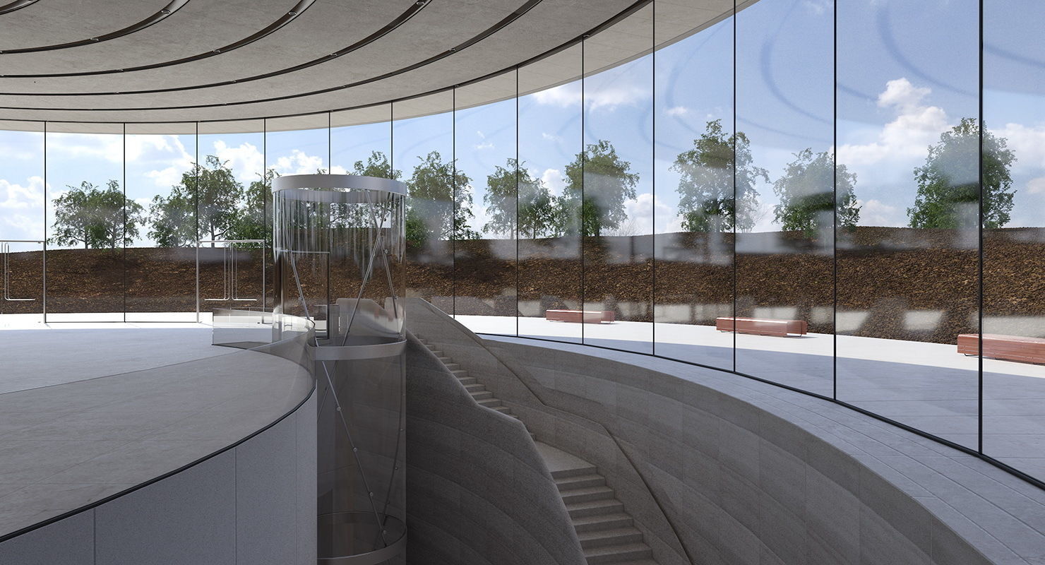 Steve Jobs Theater 3D model_8