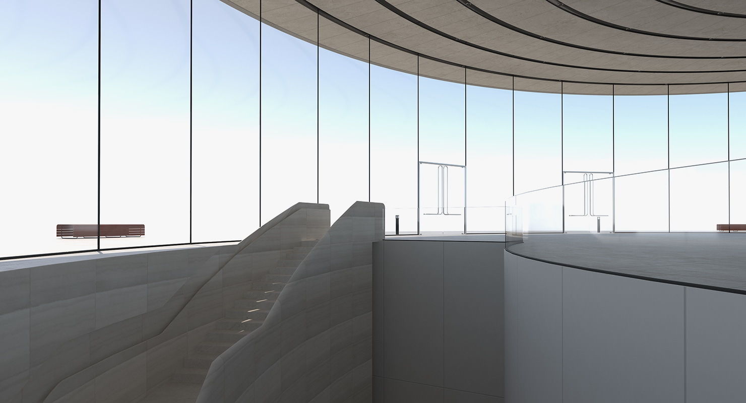 Steve Jobs Theater 3D model_19