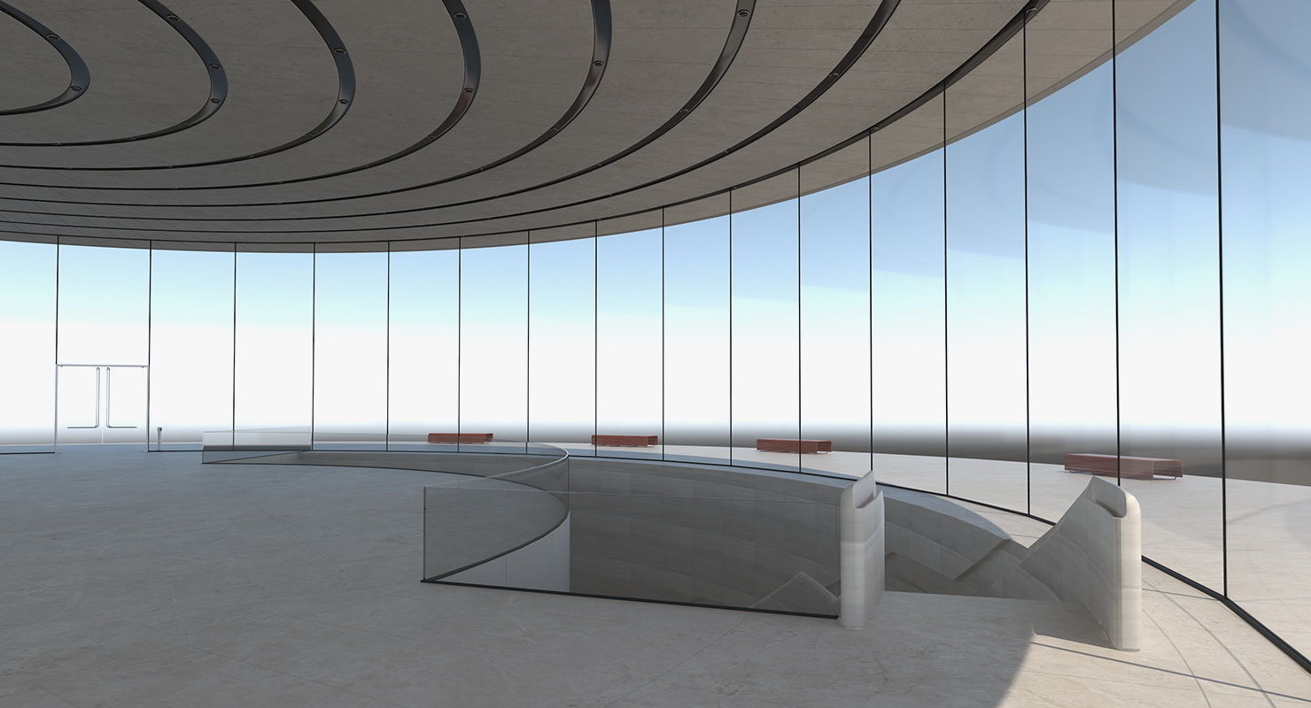 Steve Jobs Theater 3D model_18