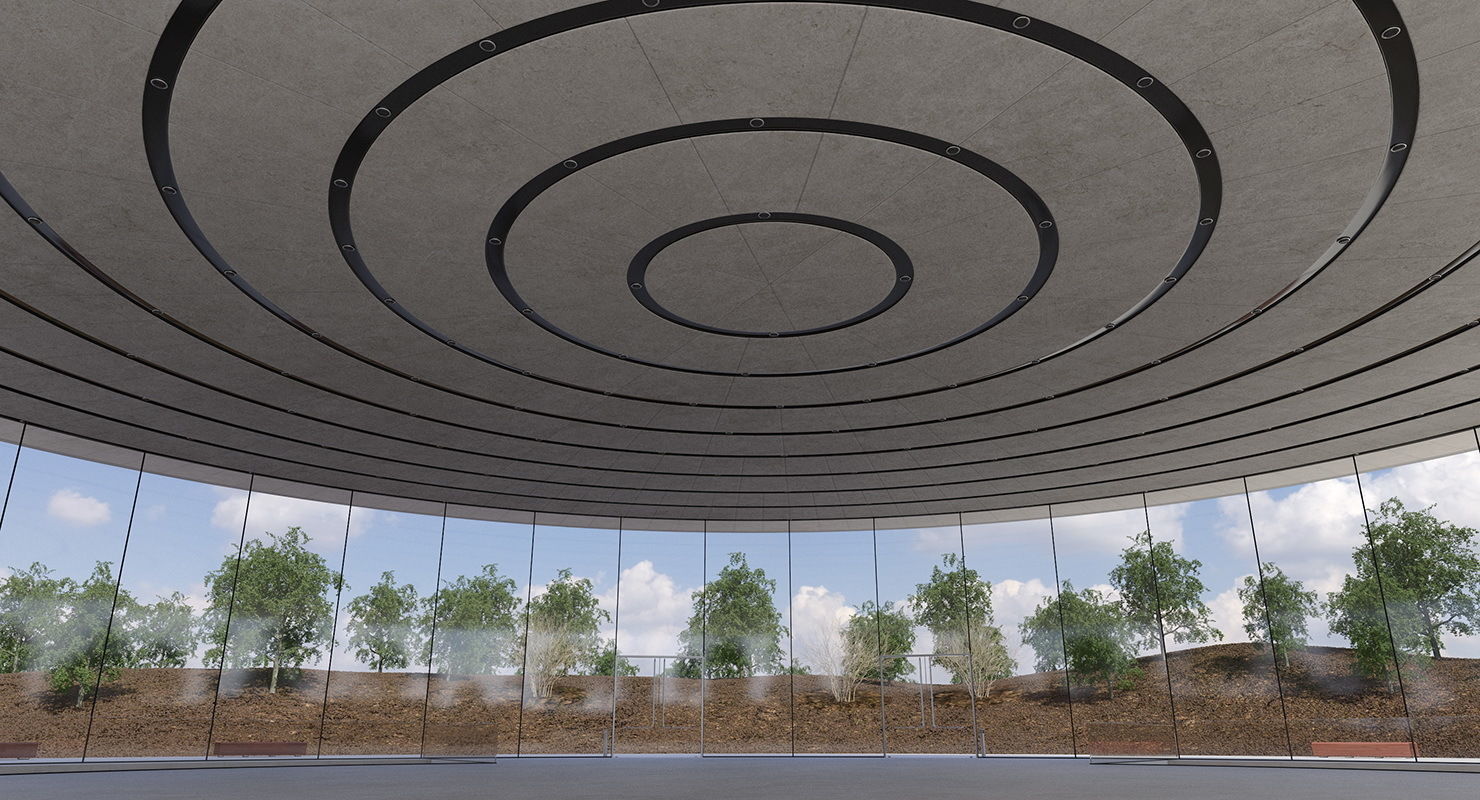 Steve Jobs Theater 3D model_6