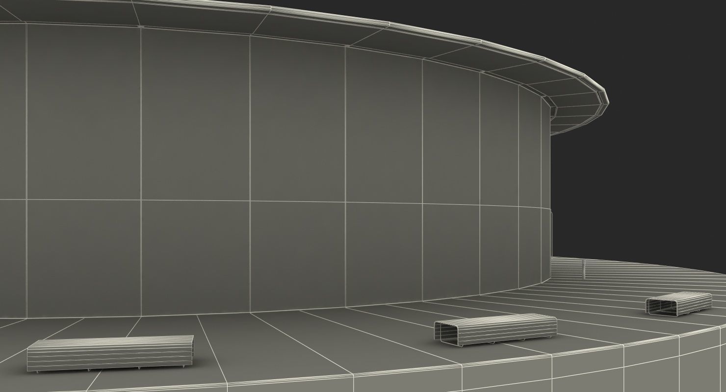 Steve Jobs Theater 3D model_29