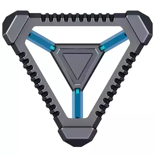 Sci-Fi Tetrahedral Artifact 3D model