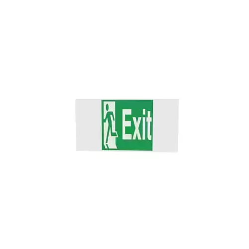 Exit sign Low-poly 3D model
