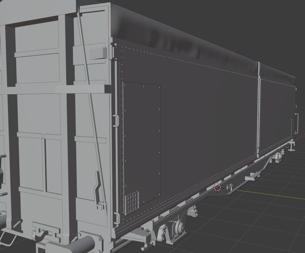 H0 1-87 scale Hbbins-tt 309 freight car 3D print model_15