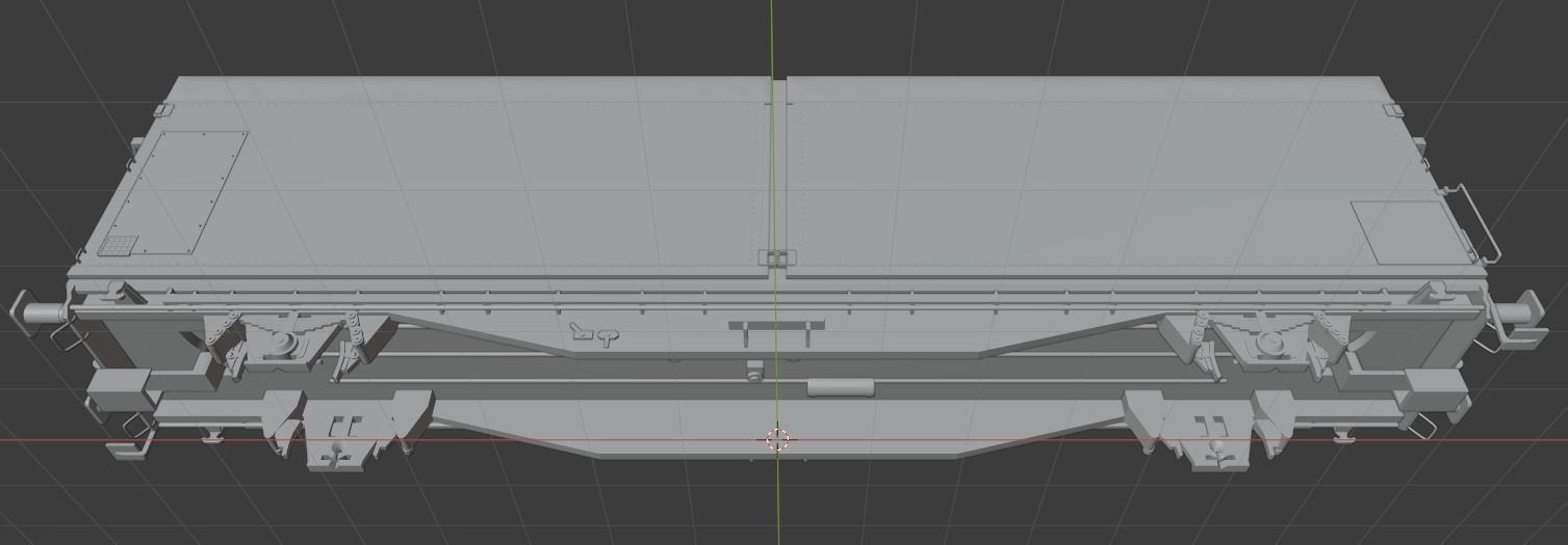 H0 1-87 scale Hbbins-tt 309 freight car 3D print model_10