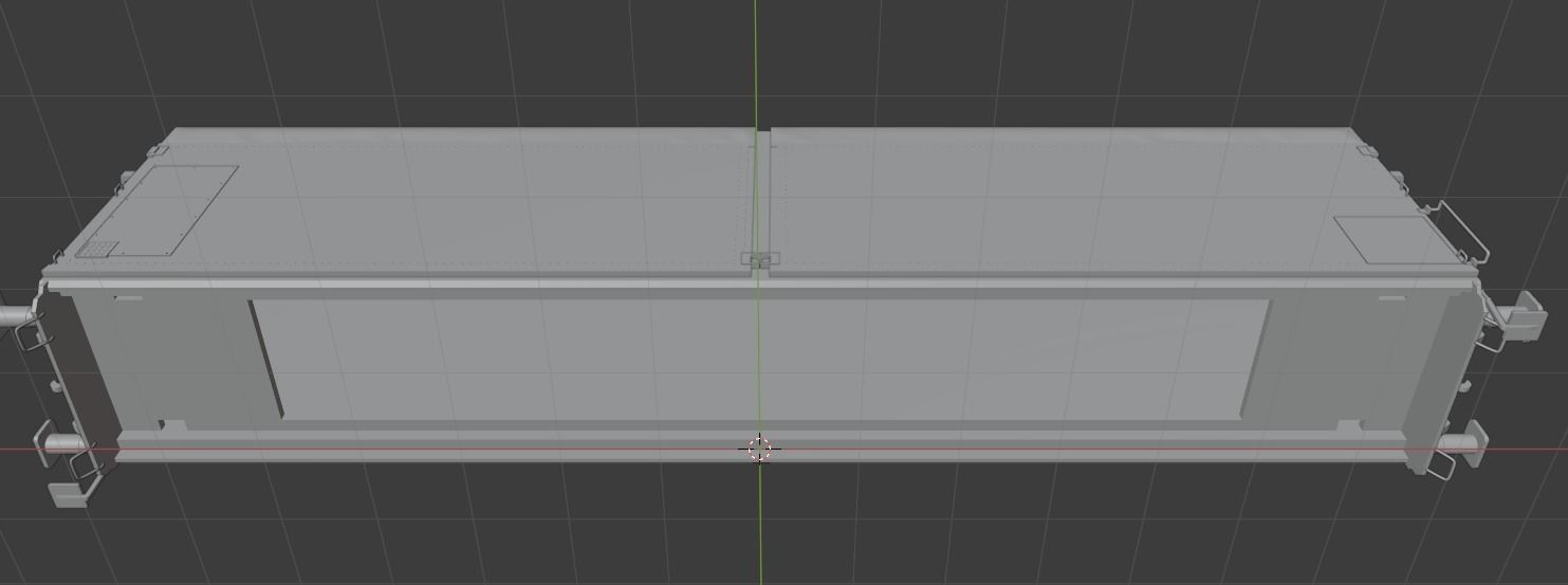 H0 1-87 scale Hbbins-tt 309 freight car 3D print model_8