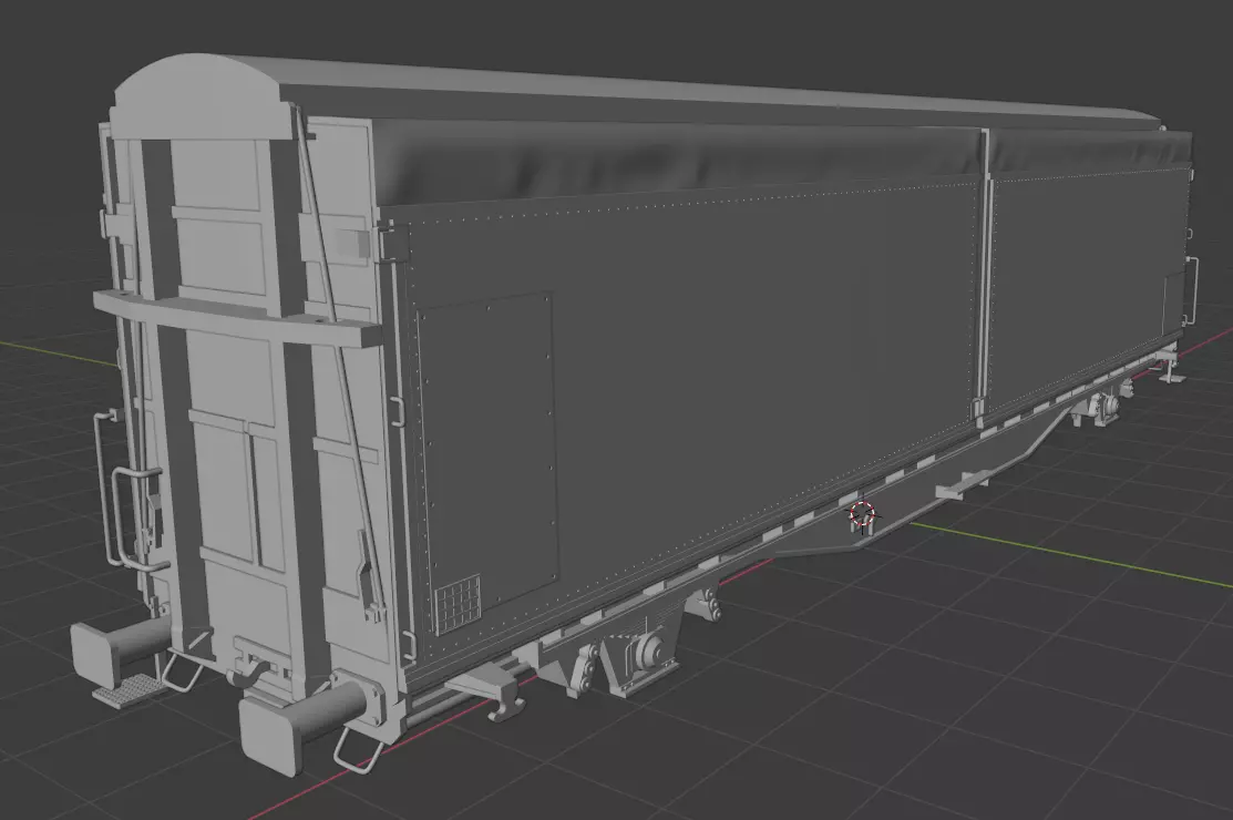 H0 1-87 scale Hbbins-tt 309 freight car 3D print model_0