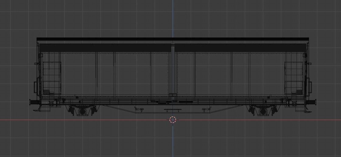 H0 1-87 scale Hbbins-tt 309 freight car 3D print model_7