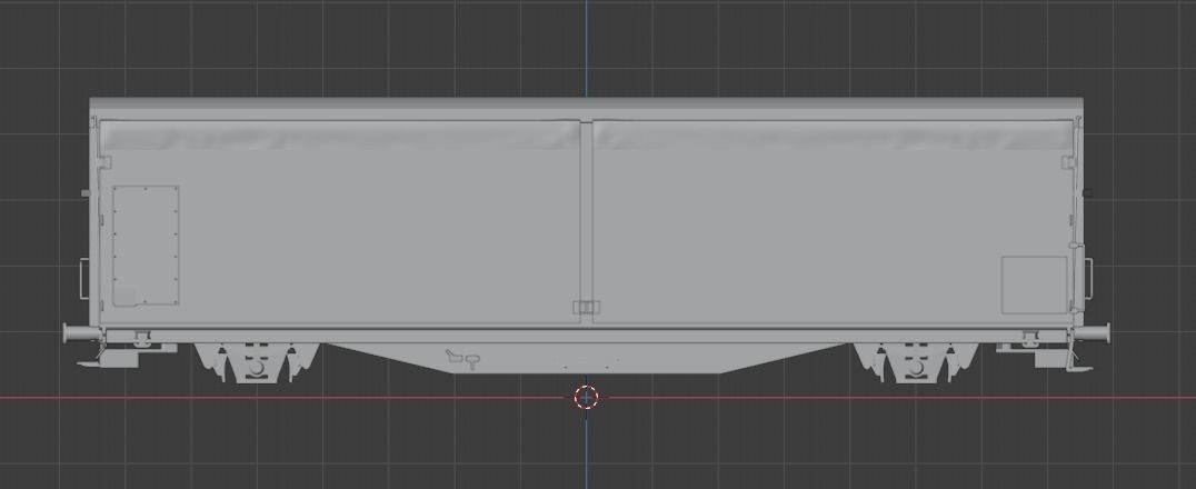 H0 1-87 scale Hbbins-tt 309 freight car 3D print model_2