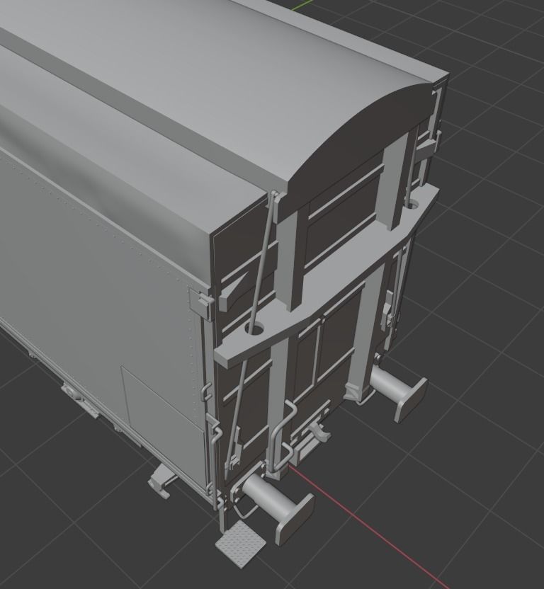 H0 1-87 scale Hbbins-tt 309 freight car 3D print model_13