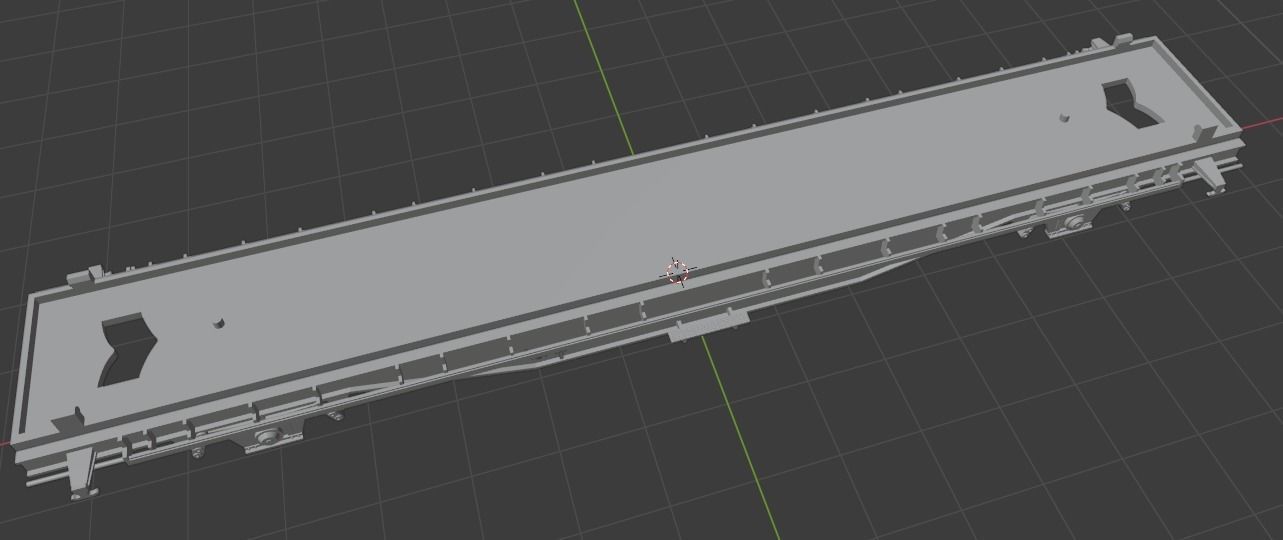 H0 1-87 scale Hbbins-tt 309 freight car 3D print model_12