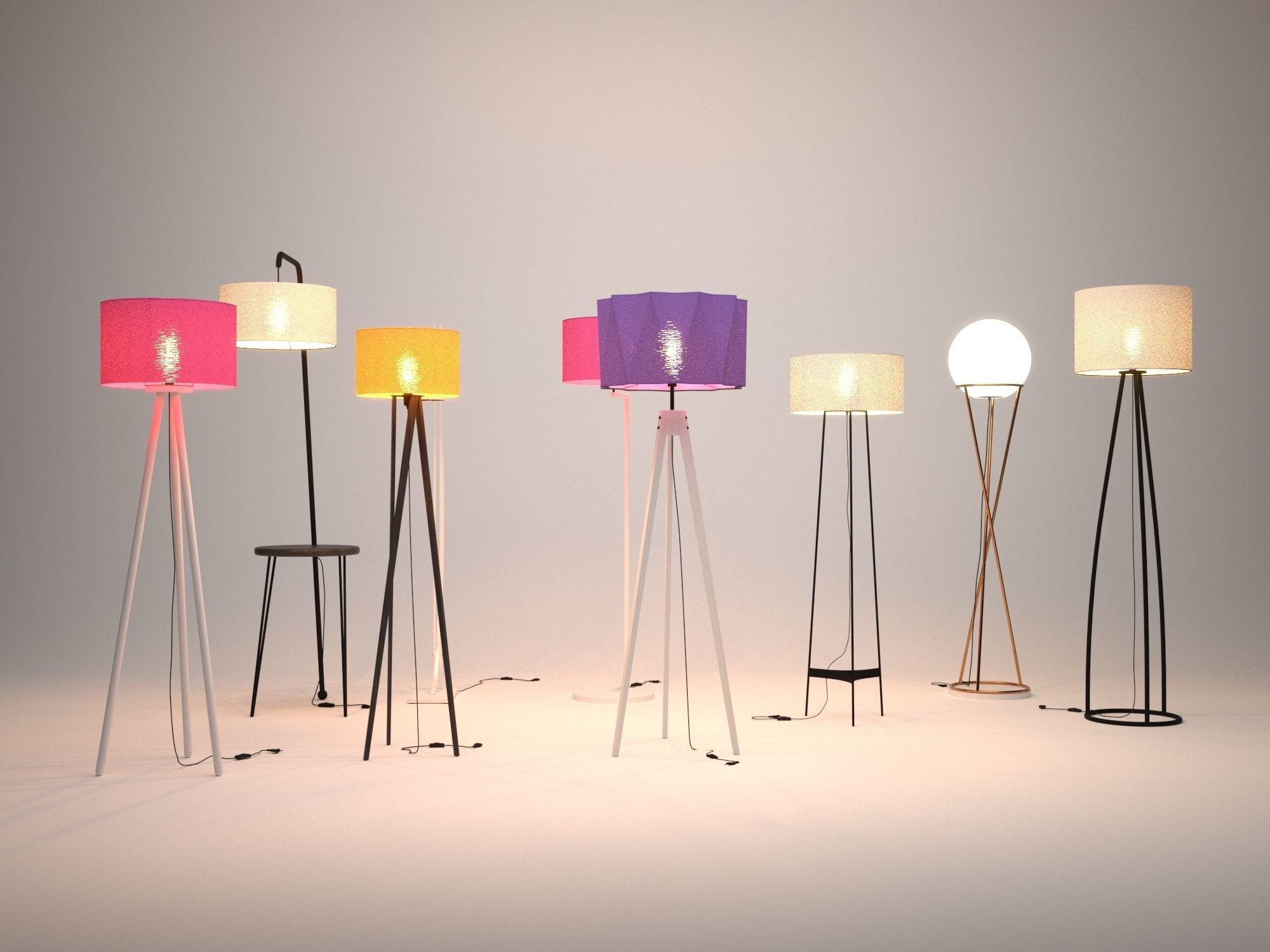 Lights Pack - 146 3D model_3