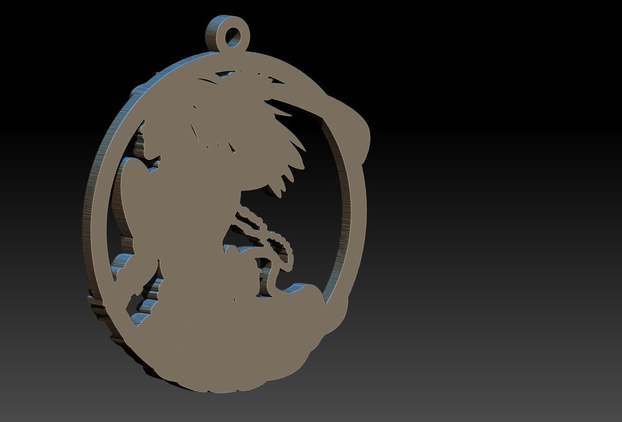 Ogum Pendant 3D print model_13