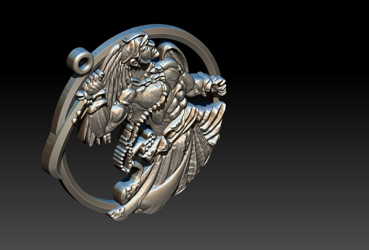 Ogum Pendant 3D print model_19