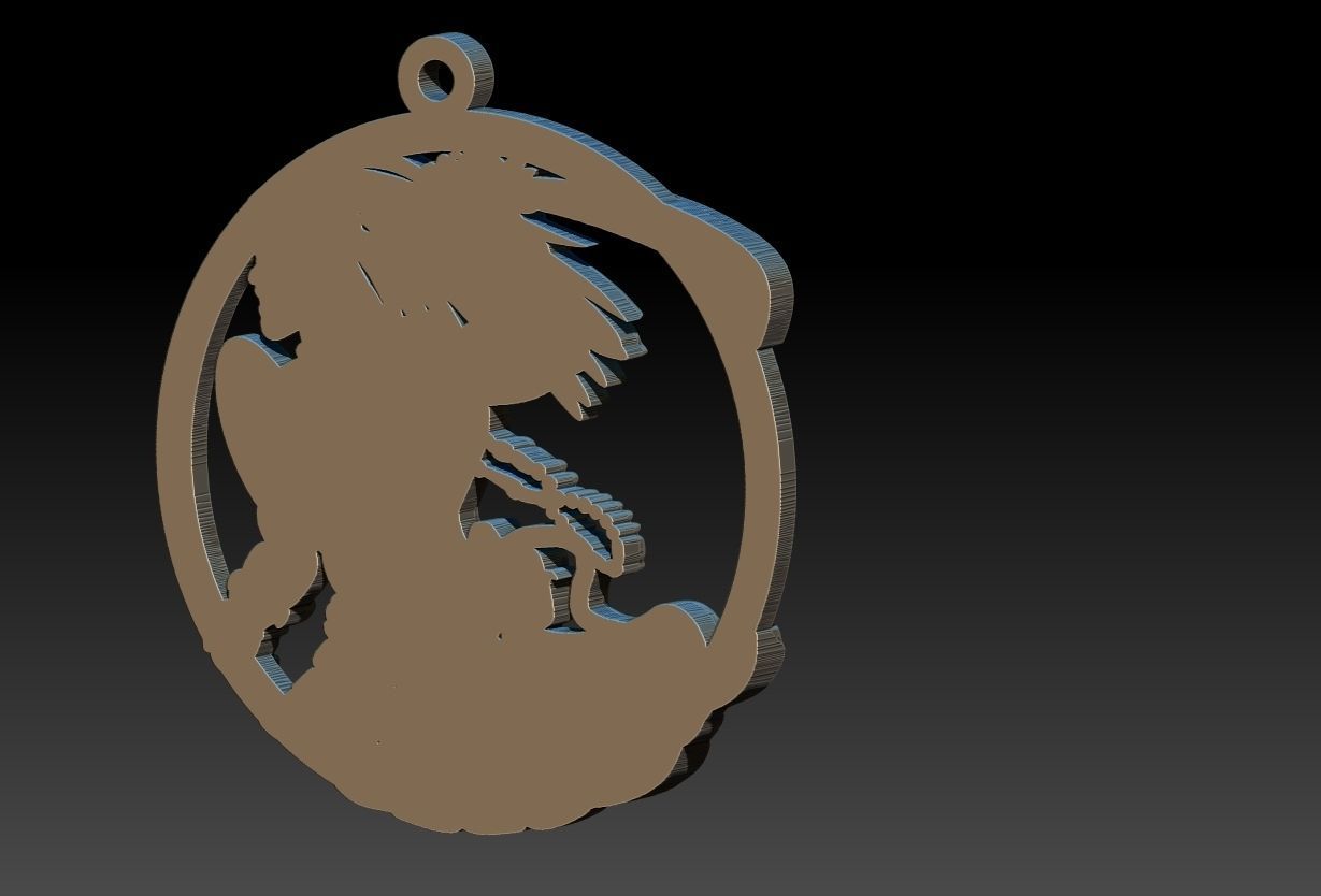 Ogum Pendant 3D print model_12