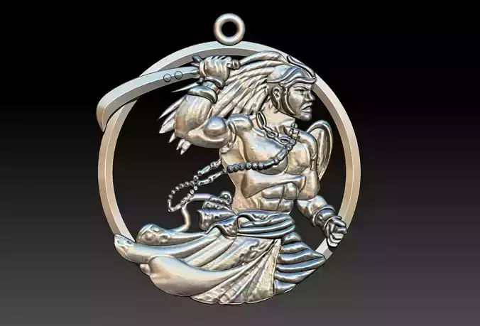 Ogum Pendant 3D print model