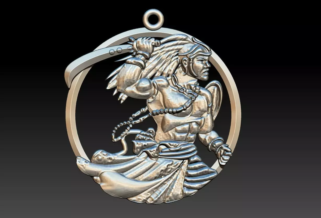 Ogum Pendant 3D print model_0