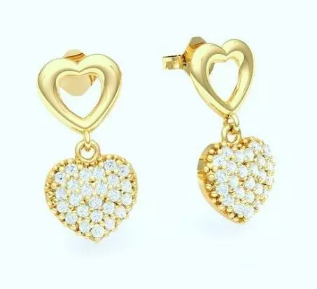 Hearth Jewelry diamant 3D print model