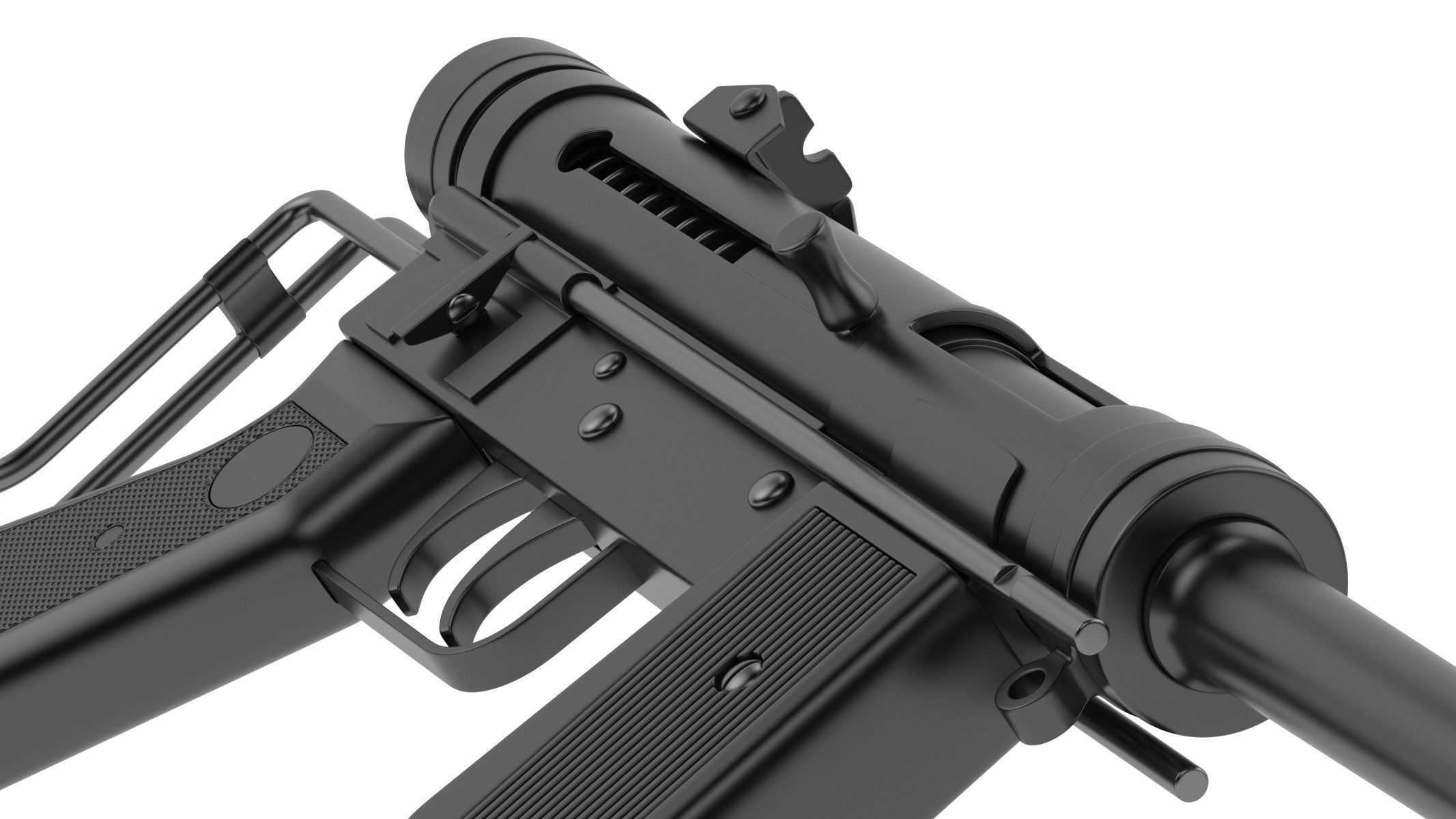 Halcon ML-63 Submachine Gun 3D model_13