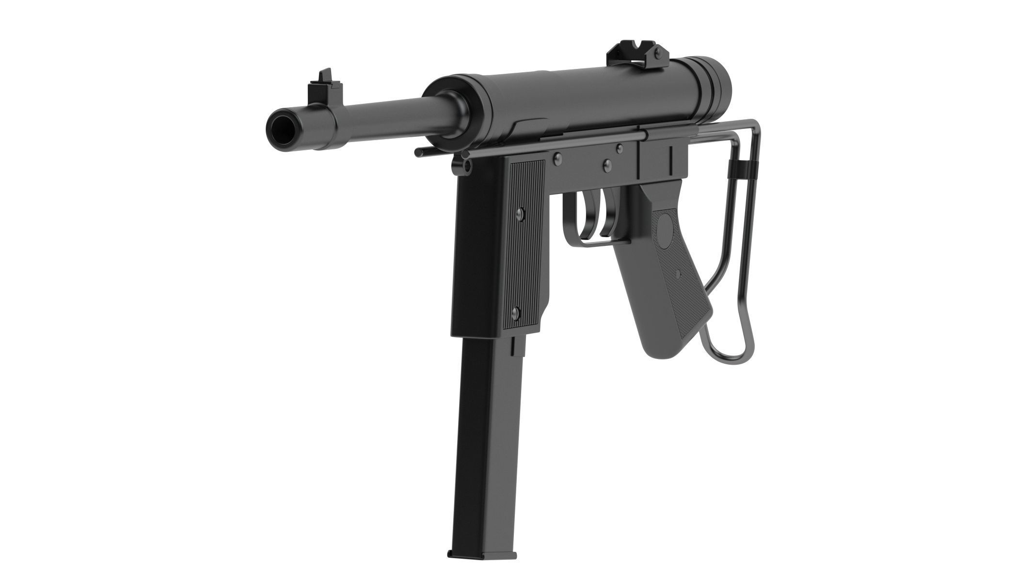 Halcon ML-63 Submachine Gun 3D model_3