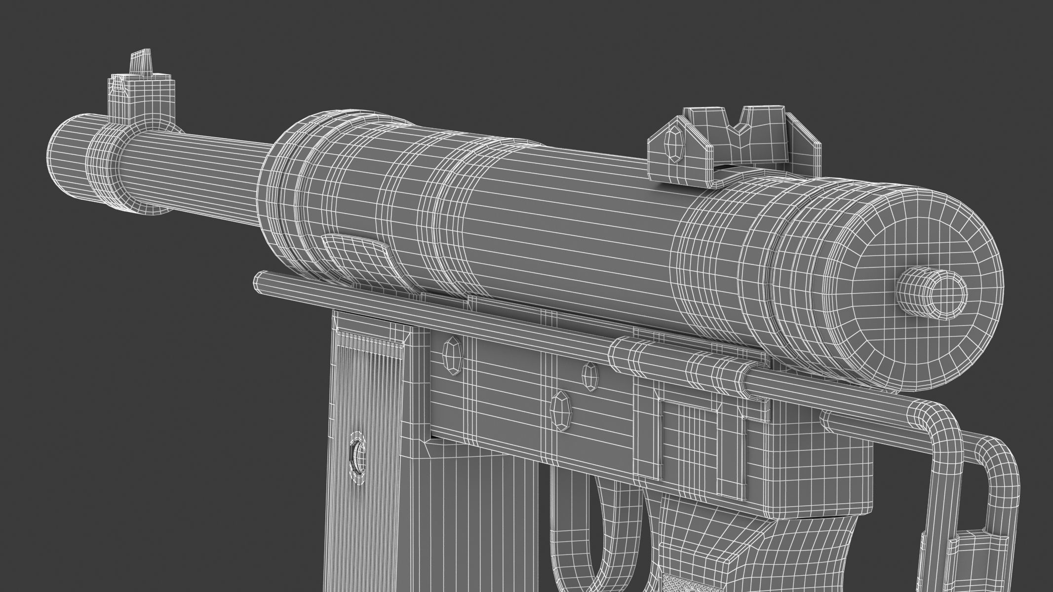Halcon ML-63 Submachine Gun 3D model_21