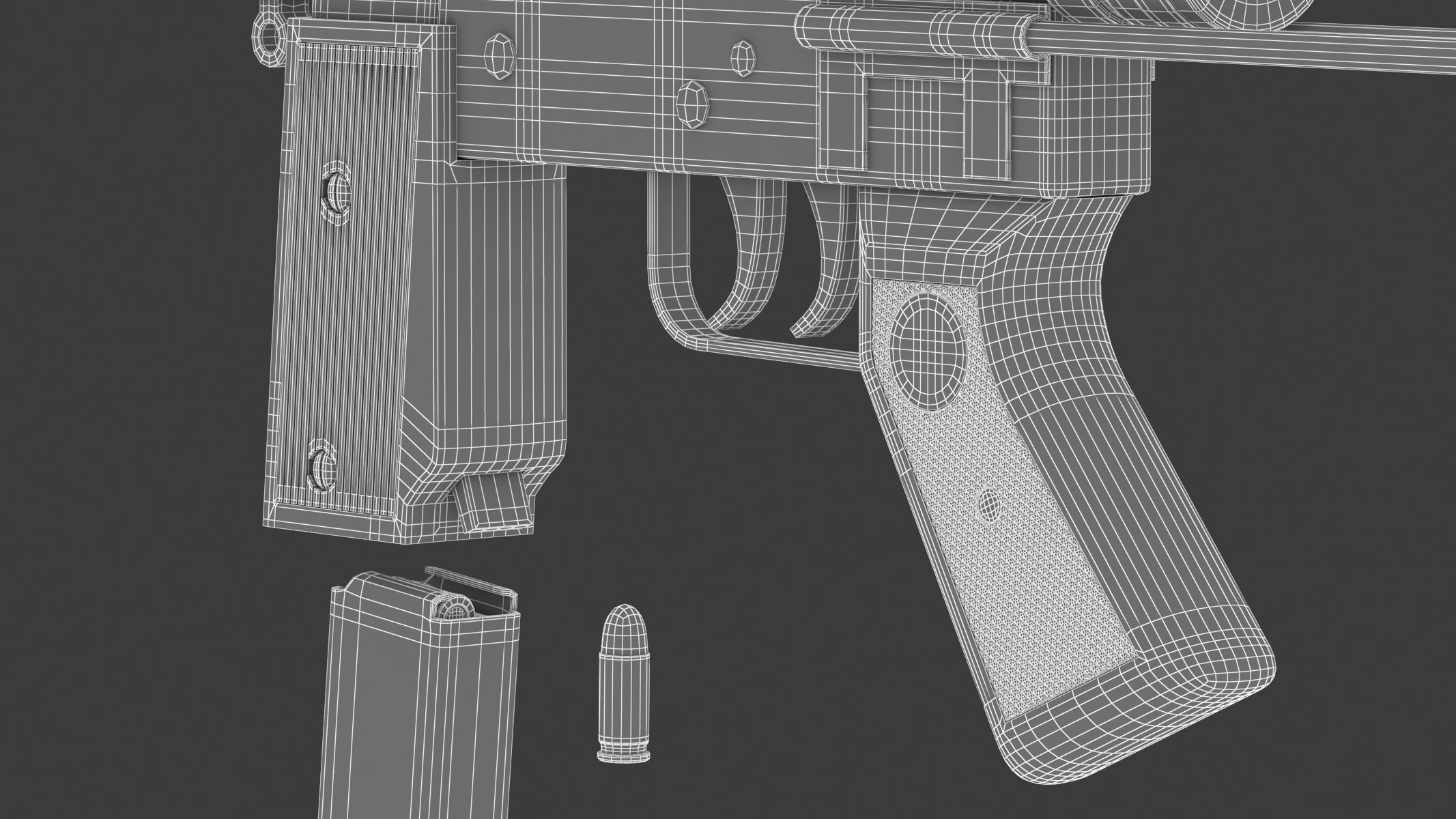Halcon ML-63 Submachine Gun 3D model_29