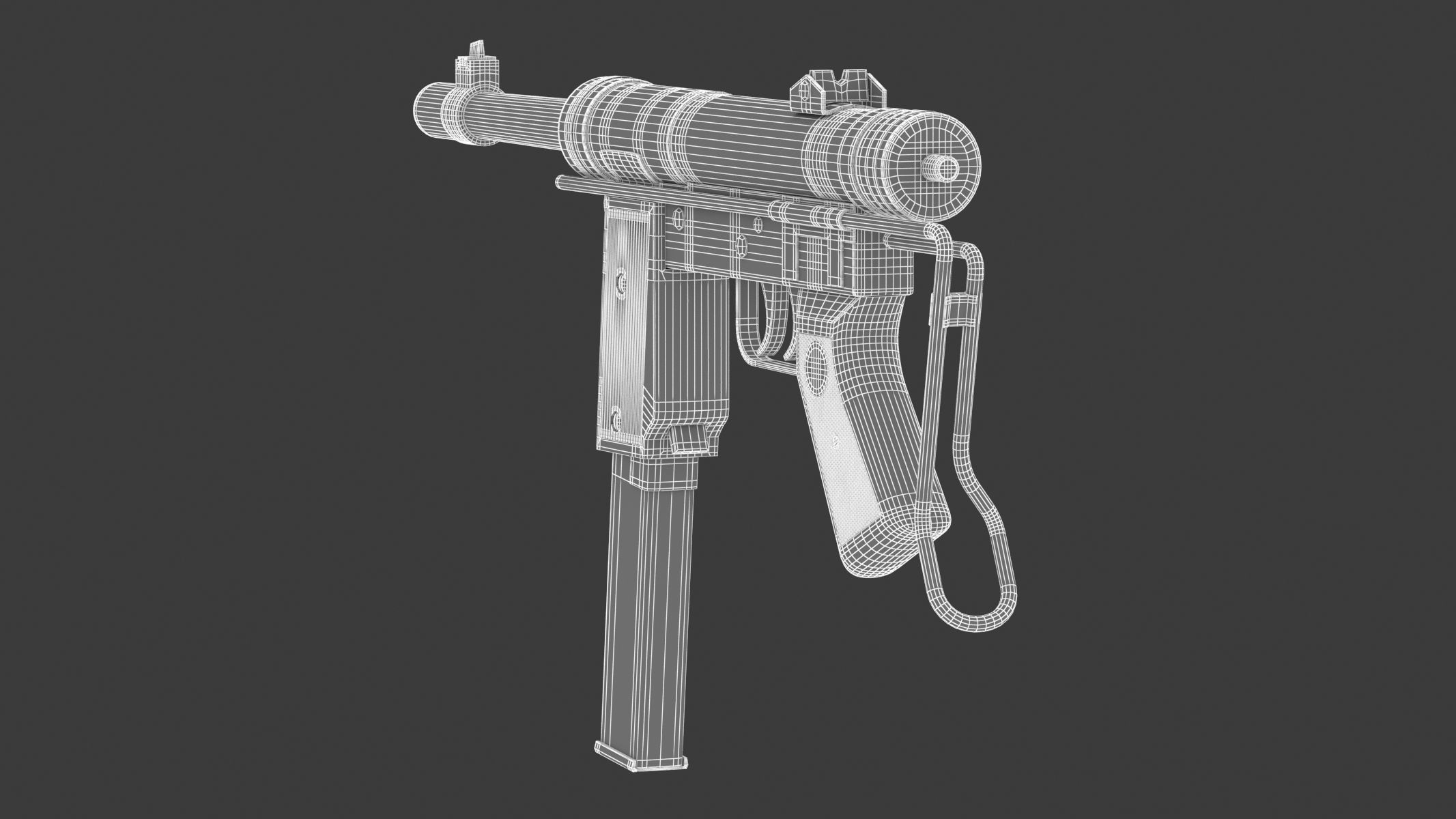 Halcon ML-63 Submachine Gun 3D model_16
