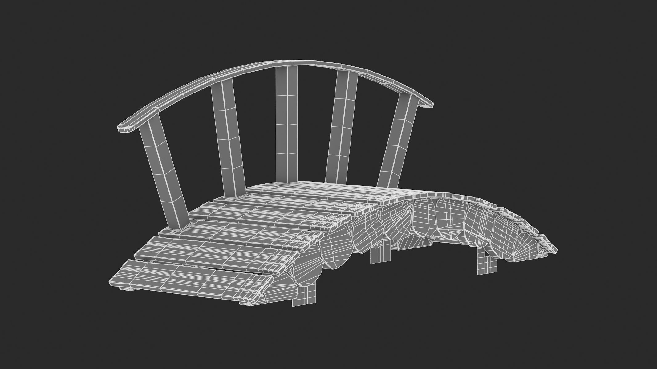 Lappset Bridge 3D model_6