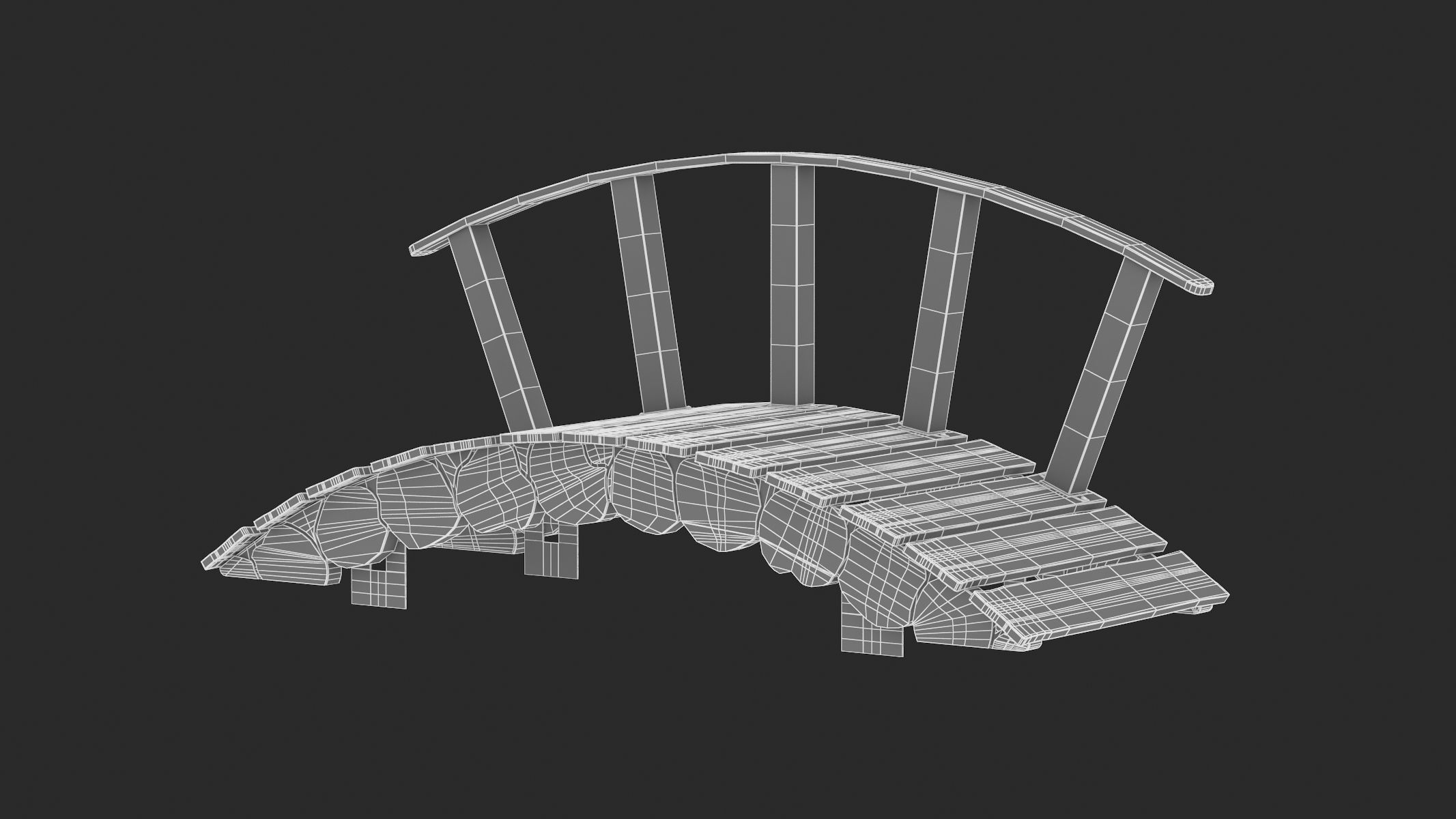 Lappset Bridge 3D model_5
