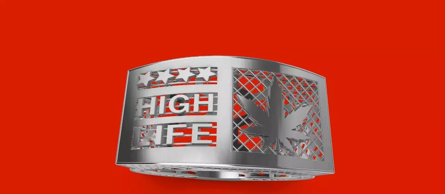 Gang ring 3D print model