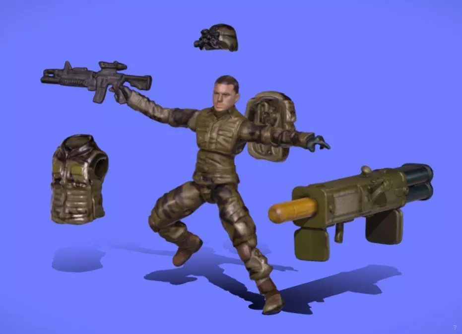 2009 GI-JOE - DUKE - 3D SCAN - 3D print model