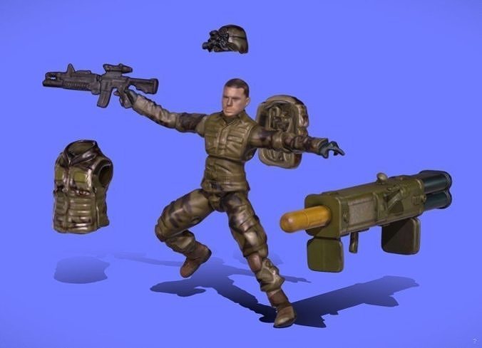 2009 GI-JOE - DUKE - 3D SCAN - 3D print model