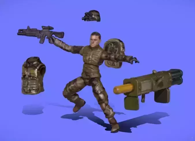 2009 GI-JOE - DUKE - 3D SCAN -