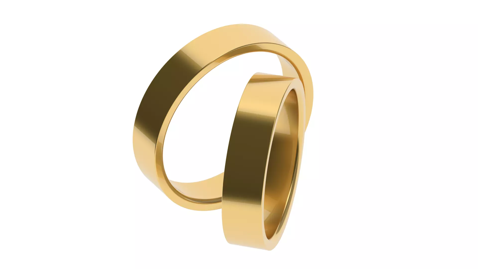 Simple Wedding band 5 65 SIZES 3D print model