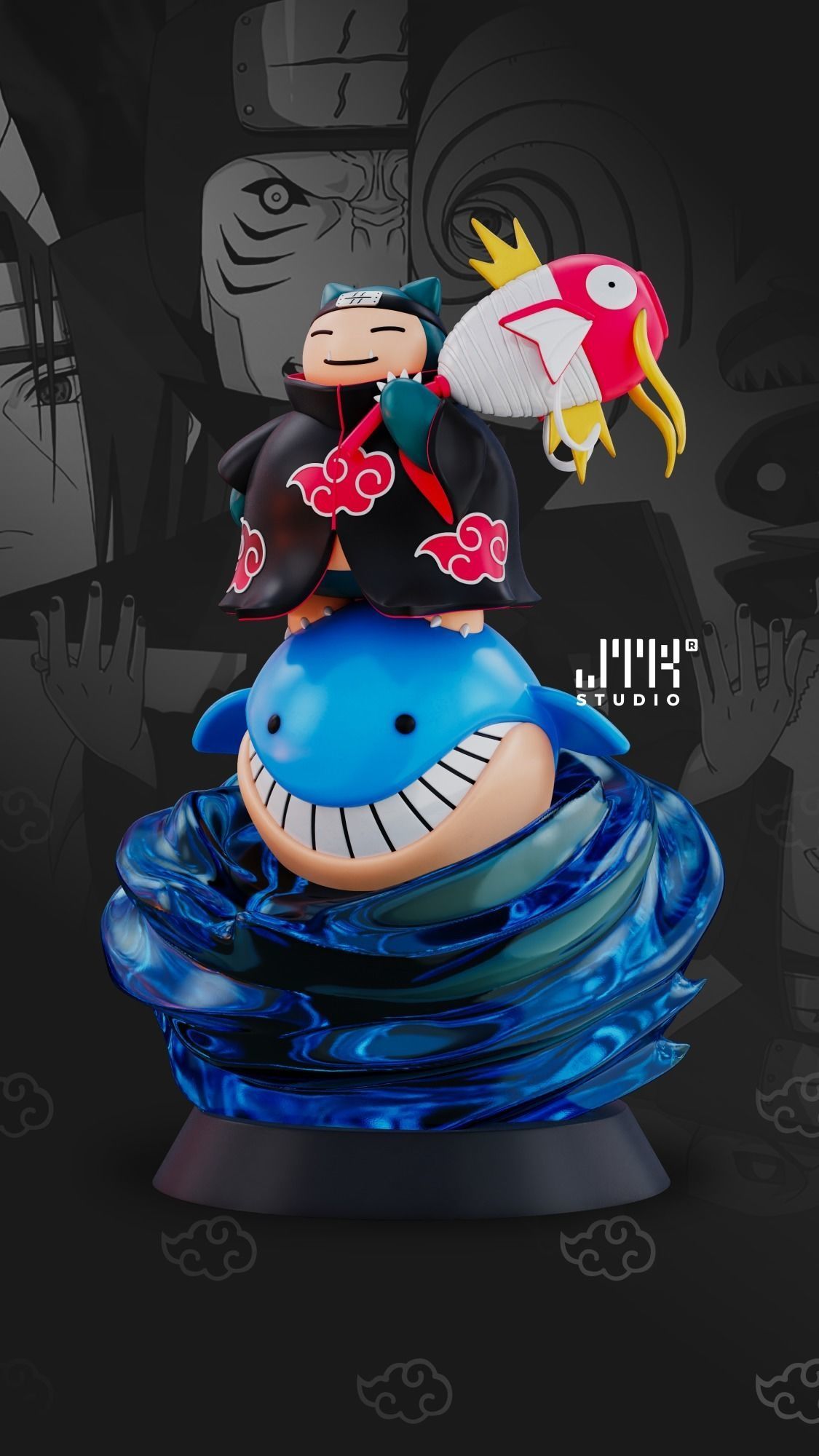 Snorlax Kisame Pokemon Naruto - SNORLAX KISAME POKEMON NARUTO  3D print model_2