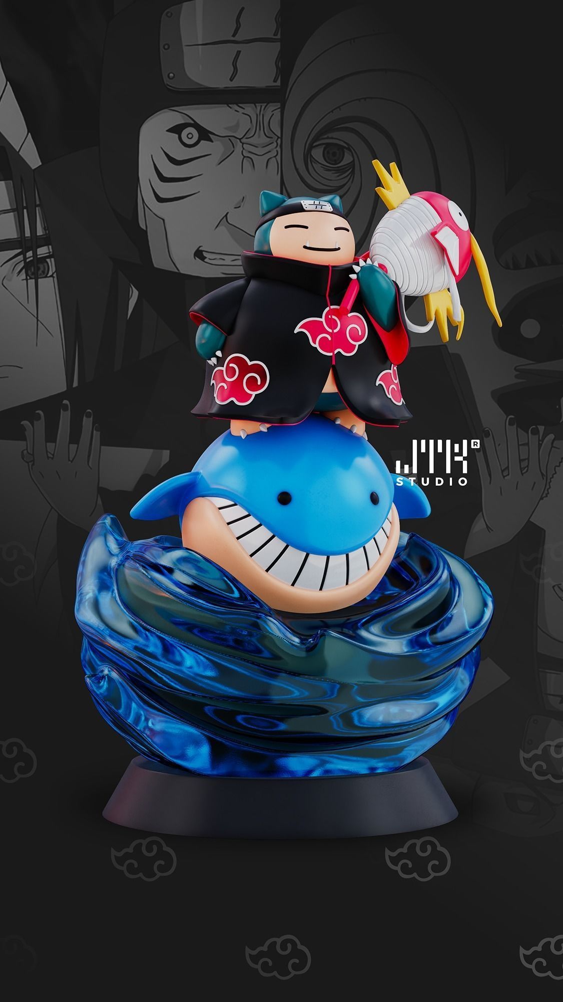 Snorlax Kisame Pokemon Naruto - SNORLAX KISAME POKEMON NARUTO  3D print model_1