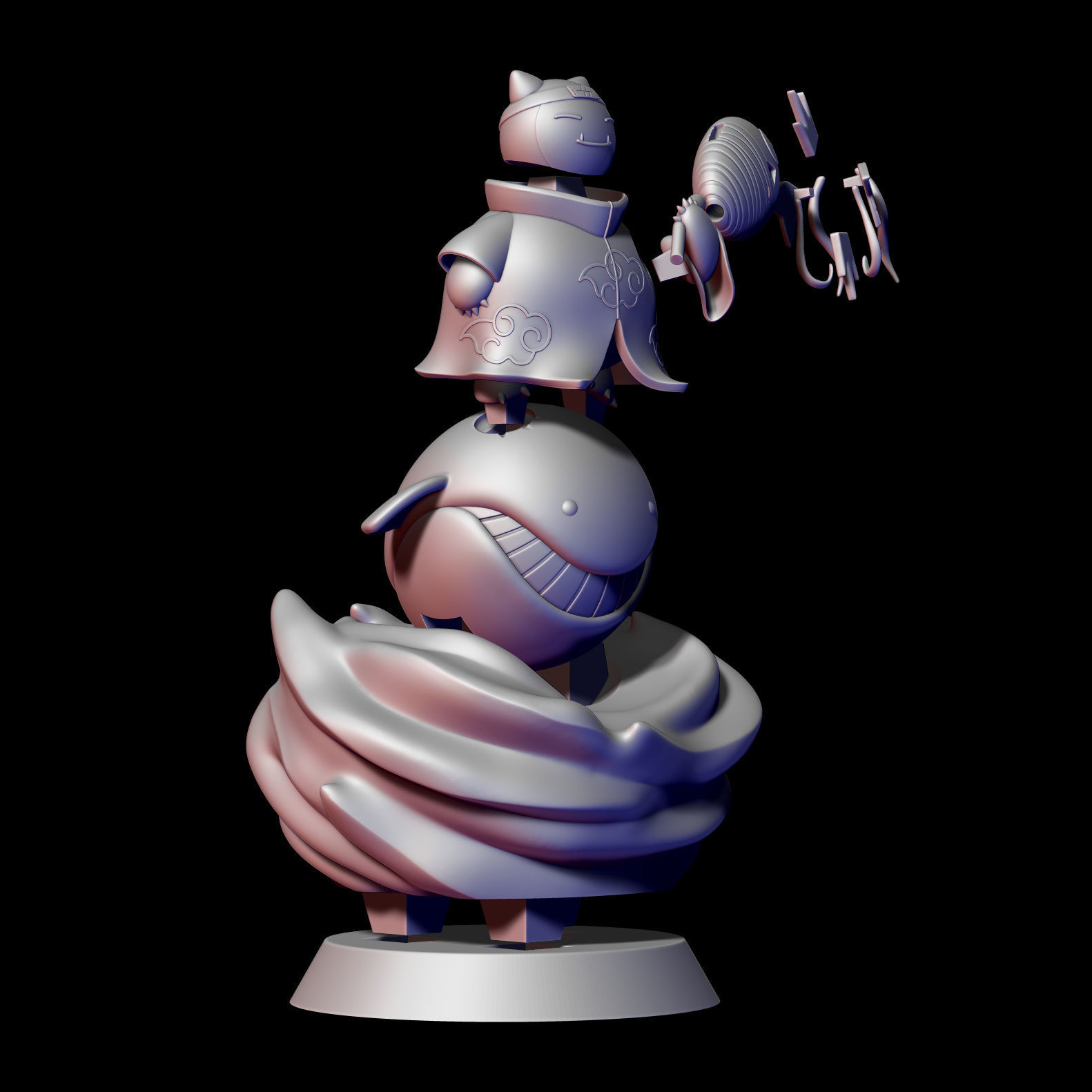 Snorlax Kisame Pokemon Naruto - SNORLAX KISAME POKEMON NARUTO  3D print model_5