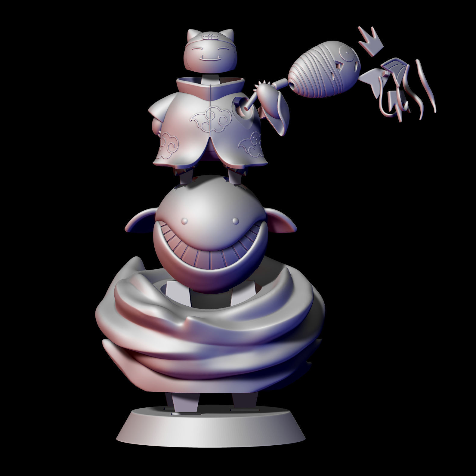 Snorlax Kisame Pokemon Naruto - SNORLAX KISAME POKEMON NARUTO  3D print model_4