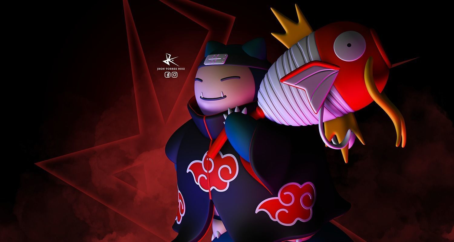 Snorlax Kisame Pokemon Naruto - SNORLAX KISAME POKEMON NARUTO  3D print model_3