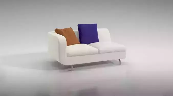 Small White Couch