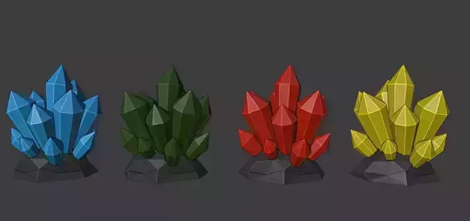 100 low poly assets
