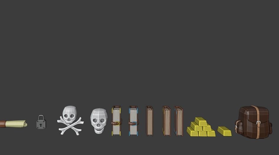 100 low poly assets Texture_3