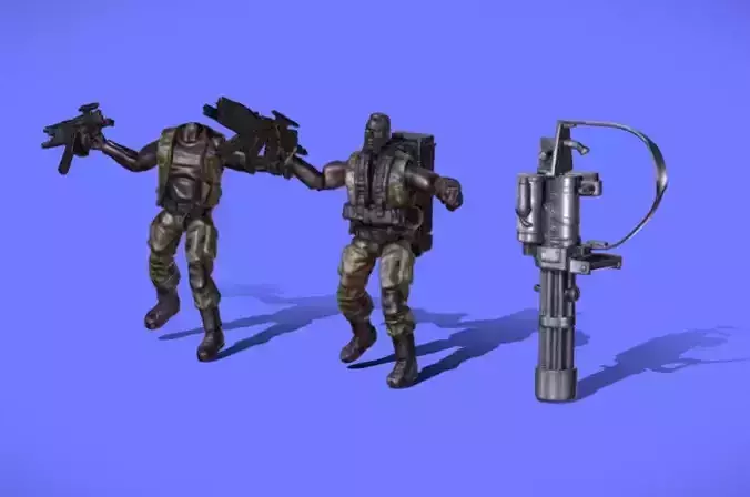 2009 GI-JOE  -  HEAVY-DUTY  - 3D SCAN  - 